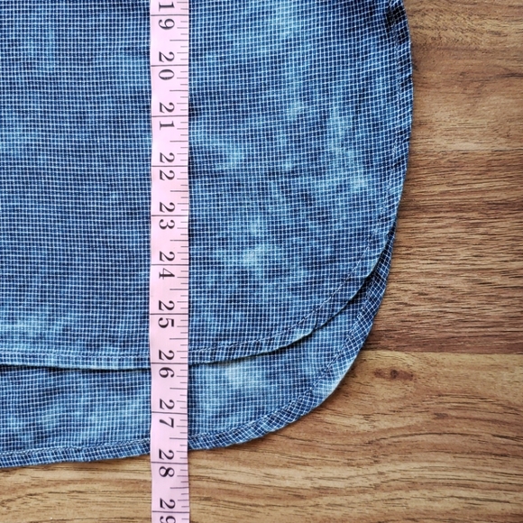 Anthro Cloth & Stone Large Tie Dye Blue Tee - Picture 8 of 8